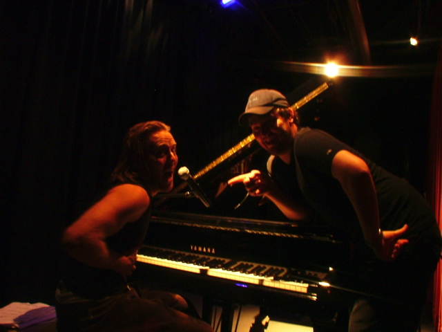 Chris McDonald and Tim Minchin